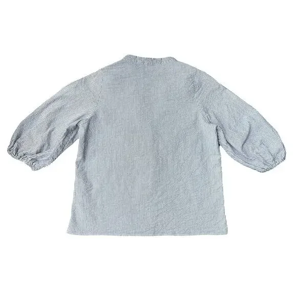 Maje Lalite Striped Lace Trim Top Tunic Blouse – Size 1 (Small) - Picture 5 of 11